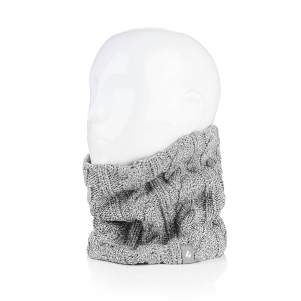 Cache-cou Marlow pour femme - Gris clair