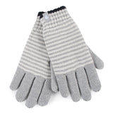 Guantes térmicos Oslo para mujer - Nube gris y crema