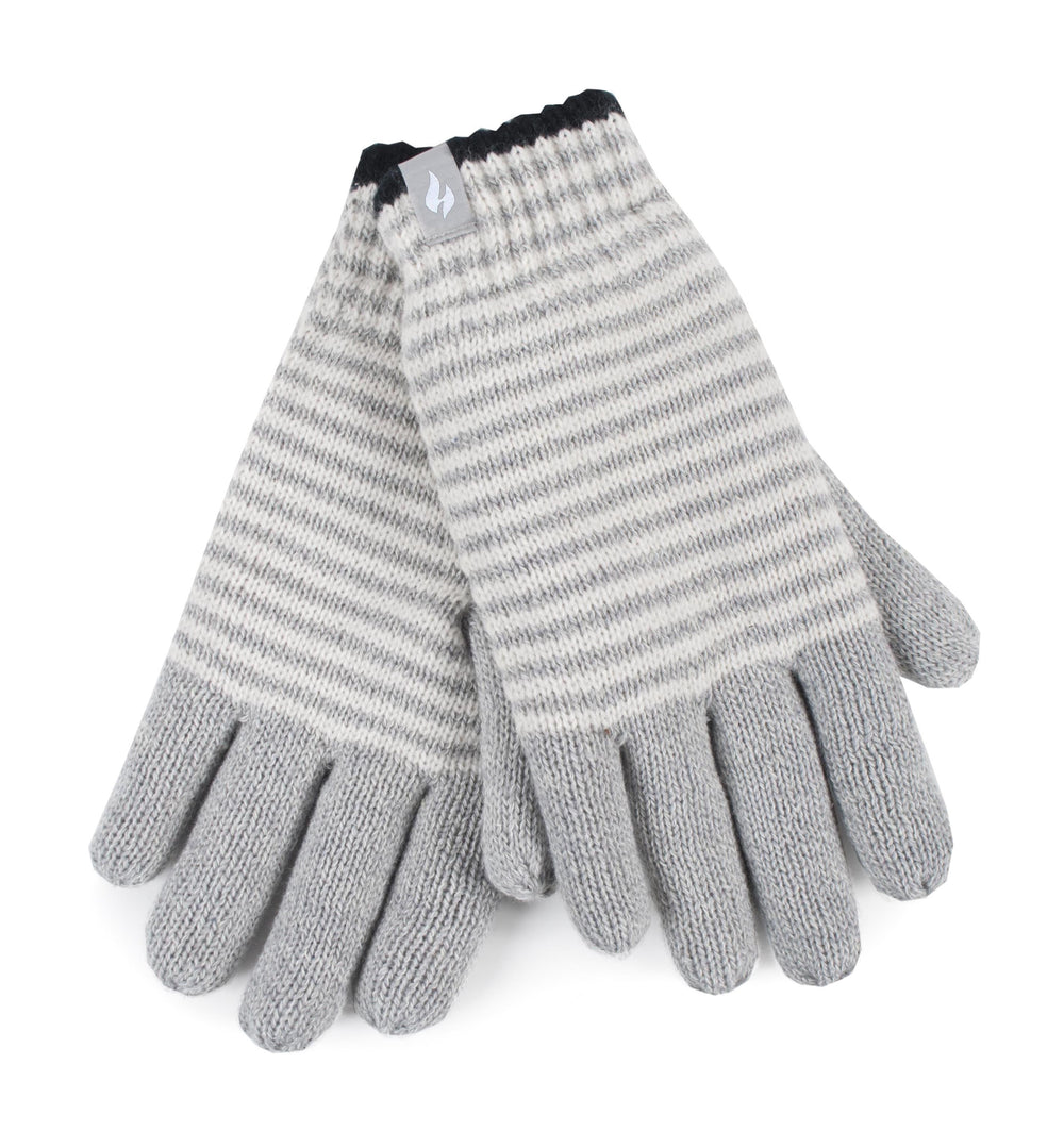 Guantes térmicos Oslo para mujer - Nube gris y crema