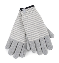 Guantes térmicos Oslo para mujer - Nube gris y crema