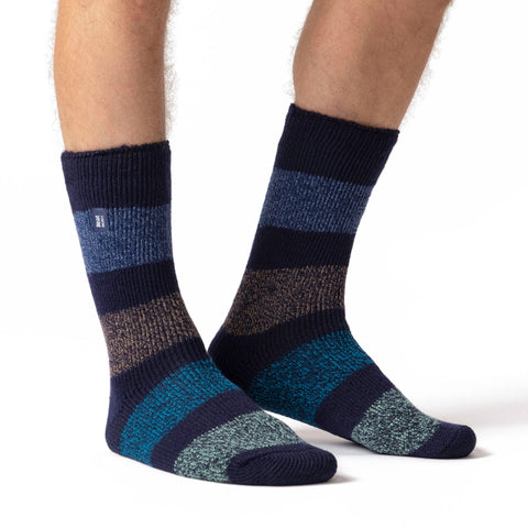 Chaussettes originales Loweswater Twist Stripe pour hommes