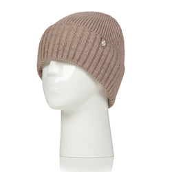 Unisex Lite Ashwood Ribbed Turnover Hat - Oat
