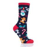 Chaussettes de Noël Lite pour dames - Plaisir festif