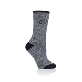 Damen Lite Viola Socken – Schwarz und Hellgrau