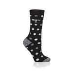 Chaussettes Dames Lite Malaga Dots - Noir et Blanc