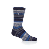 Mens Lite Krakow Multi Stripe Socken – Marineblau