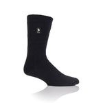 Calcetines térmicos lisos Ultra Lite para hombre - Negro