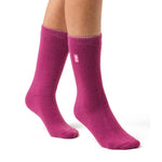 Damen-Lite-Thermosocken – gedämpftes Rosa