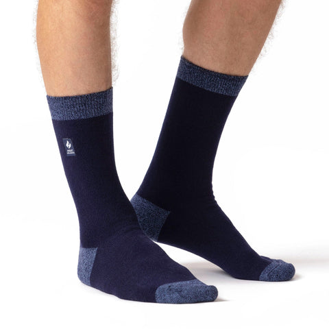 Ultra Lite Budapest Fersen- und Zehensocken für Herren – Marineblau