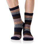 Chaussettes originales à rayures torsadées Oundle Block pour hommes