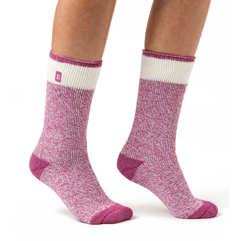 Damen Original Snowdrop Twist Socken – Rosa