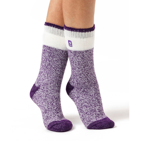 Damen Original Snowdrop Twist Socken – Lila