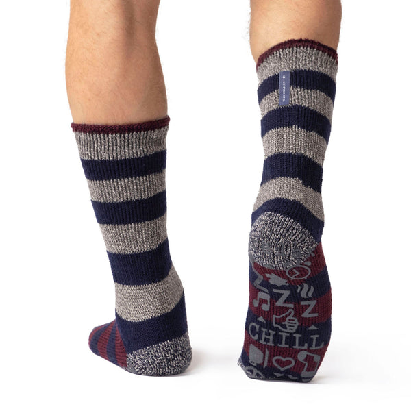 Calcetines originales Oakley Lounge para hombre - Azul marino y gris