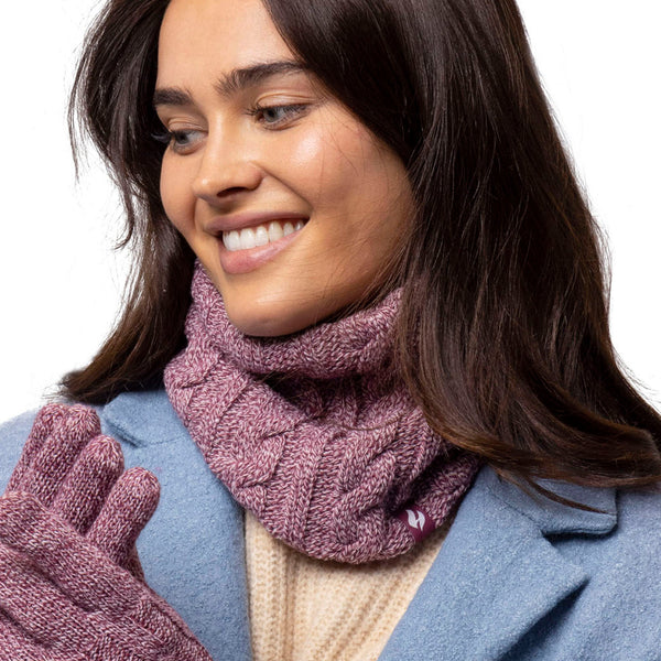 Calentador de cuello Marlow para mujer - Rosa
