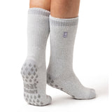 Chaussettes pantoufles originales Florence pour femmes - Argent et gris