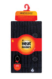 Unisex Button Up Neck Warmer - Black