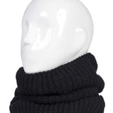 Ladies Chunky Neck Warmer - Black