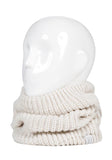 Ladies Chunky Neck Warmer - Cream