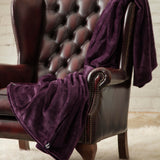 Luxury Fleece Thermal Blanket/Throw - Mulled Wine